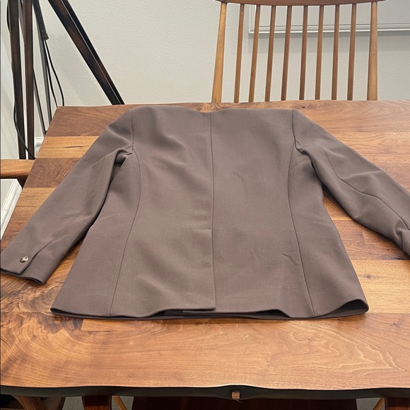 Club Monaco Taupe Double-Breasted Blazer Jacket business casual sz 6 - Picture 11 of 11